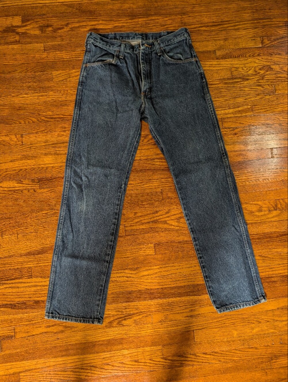 Rustler Men’s Dark Wash Straight Jeans